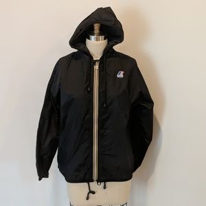 Packable waterproof windbreaker